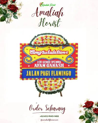 Bunga Papan Congratulation di Naikolan